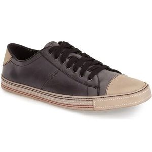 John Varvatos Mick Leather Low Top Sneaker